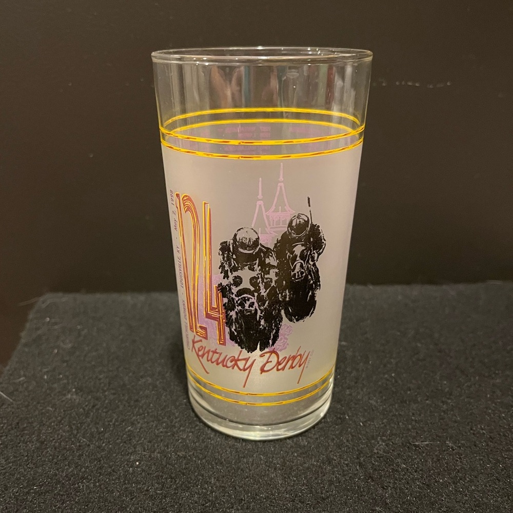 Vintage 124th Kentucky Derby Racing 12 oz. Glass - Picture 4 of 12